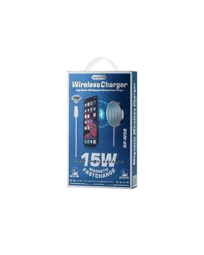 Безжично зарядно устройство Remax RP-W58, Qi, 15W, Бял - 40534