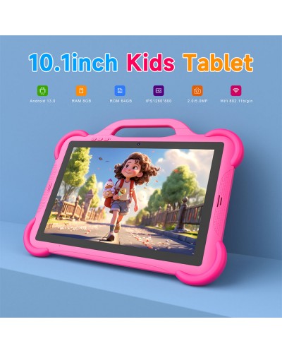 Детски таблет 10" No brand  AT11K, Розов - 13107