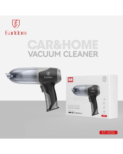 Мини прахосмукачка за кола Earldom ET-VC01, Черен - 40526