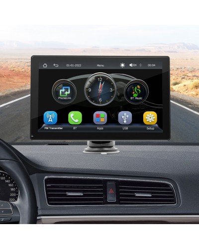 Преносим CarPlay / Android Auto дисплей No brand X5305L, 9", За автомобил - 13315