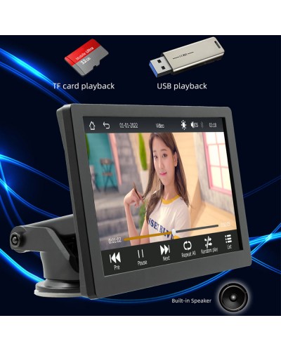 Преносим CarPlay / Android Auto дисплей No brand X5308L, 9", За автомобил - 13317