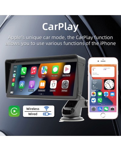 Преносим CarPlay / Android Auto дисплей No brand X5313, 10.26", За кола - 13318