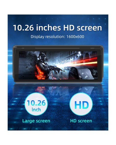 Преносим CarPlay / Android Auto дисплей No brand X5313, 10.26", За кола - 13318