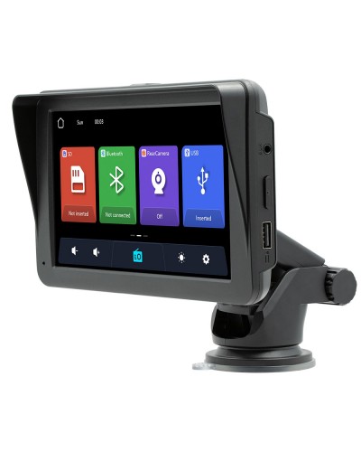 Преносим CarPlay / Android Auto дисплей No brand, X5570R, 7", За автомобил - 13322