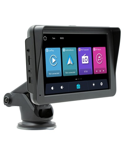 Преносим CarPlay / Android Auto дисплей No brand, X5570R, 7", За автомобил - 13322