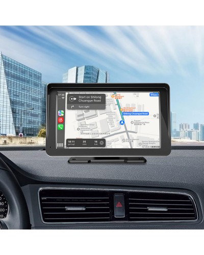 Преносим CarPlay / Android Auto дисплей No brand, X5570R-L, 7", За автомобил - 13326