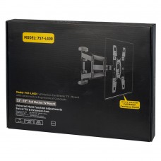 Стойка за телевизор No brand, За стена, С подвижно рамо, До 65", Черен - 17932