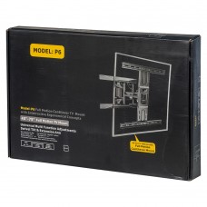Стойка за телевизор No brand, За стена, С подвижно рамо, До 75", Черен - 17934