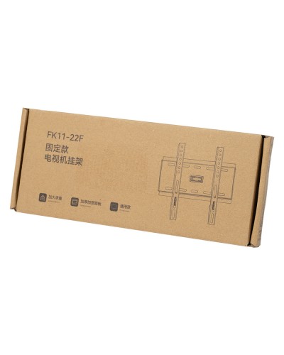 Стойка за телевизор No brand, За стена, Фиксирана, До 42", Черен - 17912