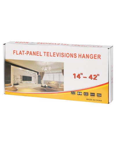 Стойка за телевизор No brand, За таван, Фиксирана, До 32", Черен - 17946