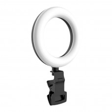 LED ринг осветление Earldom ET-ZP29, 12.5см, 4W, Черен - 40369