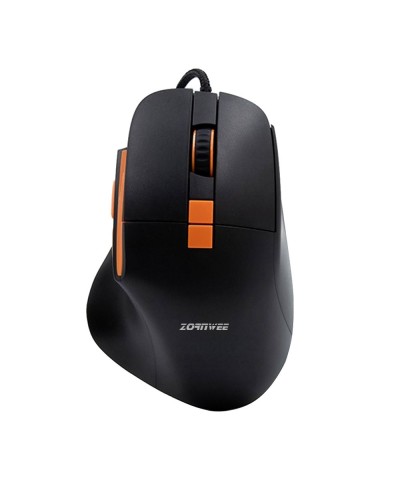 Геймърска мишка Zornwee D19, Оптична, 7D, RGB, Черен - 781