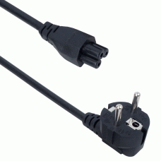 Захранващ кабел DeTech, За лаптоп, 5.0m, CEE 7/7 - IEC C13, High Quality - 18418