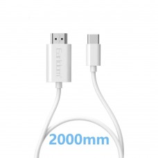 Кабел Earldom ET-W32, Type-C - HDMI 4K, 2м., Бял - 40375