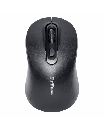 Мишка DeTech D13WBT, Bluetooth, USB, Черен - 783