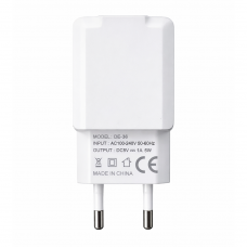 Мрежово зарядно устройство DeTech, DE-36, 5V/1A 220V, 1 x USB, Бял - 40537