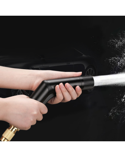 Пистолет за вода Remax YYS-491, Телескопичен маркуч, 15m, Черен - 40310