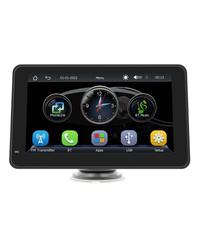 Преносим CarPlay / Android Auto дисплей No brand X5306L, 7", За автомобил - 13312