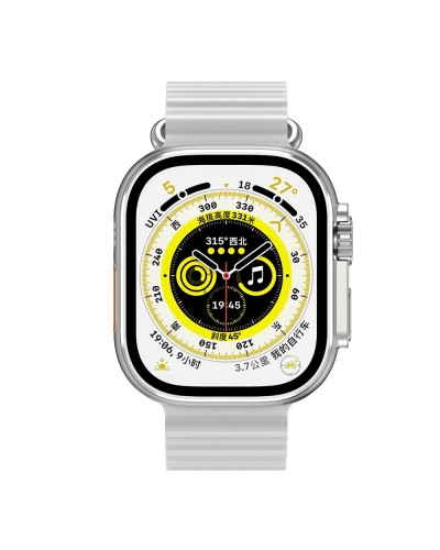 Смарт часовник Aurafit AM08 ultra 2, Amoled, Сребрист - 73134