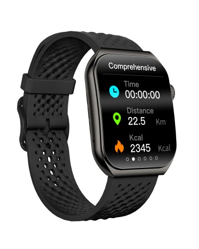 Смарт часовник Aurafit AM10B, Amoled, Черен - 73132