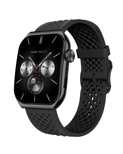Смарт часовник Aurafit AM10B, Amoled, Черен - 73132
