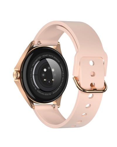 Смарт часовник Aurafit AM12, Amoled, Златист - 73131