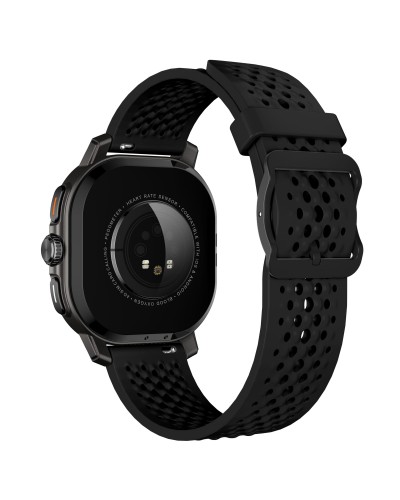 Смарт часовник Aurafit AM32, Amoled, Черен - 73125  