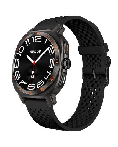 Смарт часовник Aurafit AM32, Amoled, Черен - 73125  