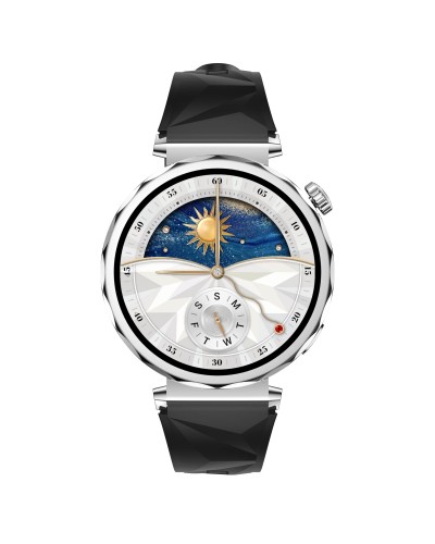 Смарт часовник Aurafit AM35, Amoled, Черен - 73123