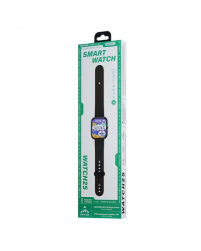 Смарт часовник Remax WATCH25, Черен - 73104