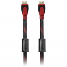 Кабел DeTech HDMI - HDMI M/М, 5m, С оплетка и ферит -18020