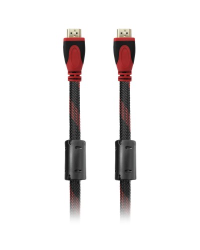 Кабел DeTech HDMI - HDMI M/М, 5m, С оплетка и ферит -18020