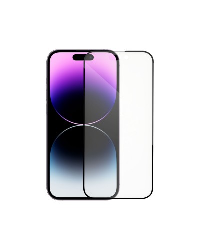 Стъклен протектор DeTech, за iPhone 16 Plus, 3D Full glue, 0.3mm, Черен - 52755