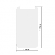 Стъклен протектор DeTech, Универсален, За 4.0", 0.26mm, Прозрачен - 52261
