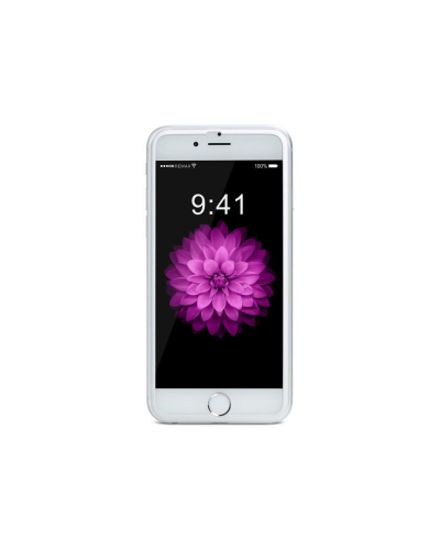 Стъклен протектор за целия дисплей, Remax Honor, за iPhone 6/6S Plus, С Метална лайстна, 0.3 mm, Сребрист - 52312