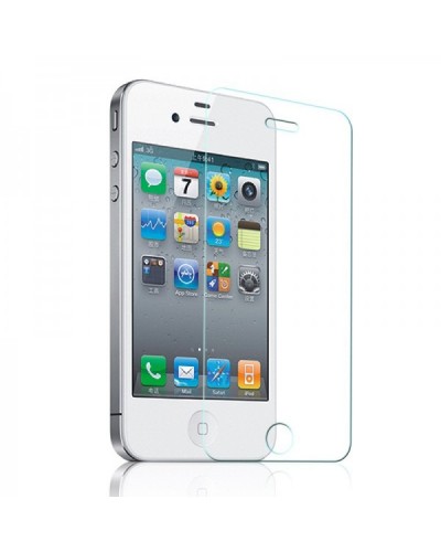 Стъклен протектор No brand, за iPhone 4/4S, 0.3 mm, Прозрачен - 52025