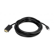 Кабел DeTech Mini DP - HDMI M/M, 14+1 cooper, 1.8м, Черен - 18279