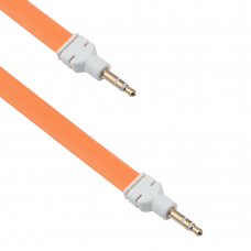Аудио кабел DeTech 3.5mm М/М, Flat, 1m -18235