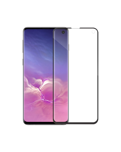 Стъклен протектор Mocoson Nano Flexible, за Samsung Galaxy S10, 5D, 0.3 mm, Черен - 52541