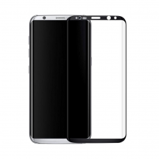 Стъклен протектор, No brand, За Samsung Galaxy S8 Plus, Full glue, 0.3mm, Черен - 52428
