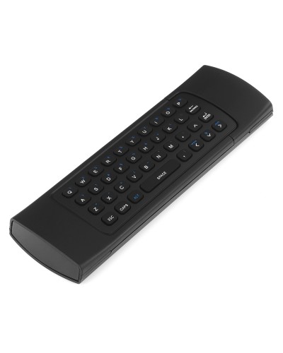 Универсално дистанционно No brand MX3, Air mouse, USB 2.4GHz, Микрофон, IR програмируемо, Черен - 13048