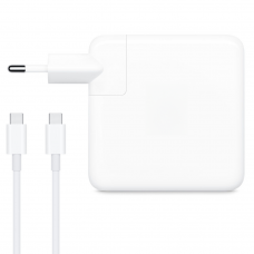 Адаптер DeTech, За Apple, 61W, Type-C, Бял - 352