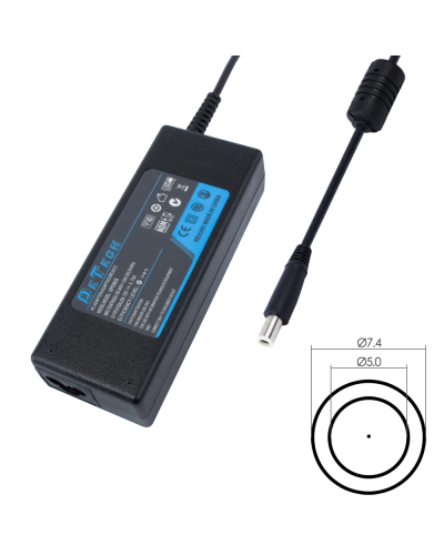 Адаптер DeTech за Dell 65W 19.5V3.34A 7.4*5.0 - 227