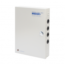 Импулсен захранващ блок No brand, 12V/30A, 18 Изхода, Метална кутия, Сив - 348