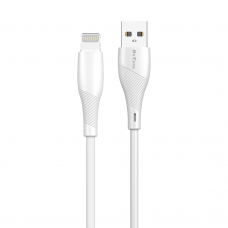 Кабел за данни DeTech DE-44i3, Lightning, 3.0m, Бял - 40271