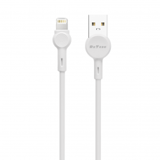 Кабел за данни DeTech DE-C35i, Lightning, 1.0m, Бял - 40189