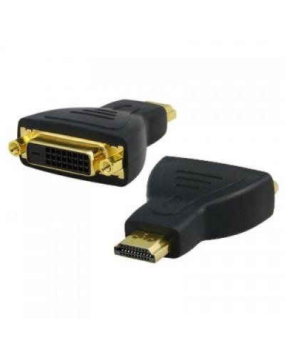 Преходник No brand, DVI F - HDMI, Черен - 17101