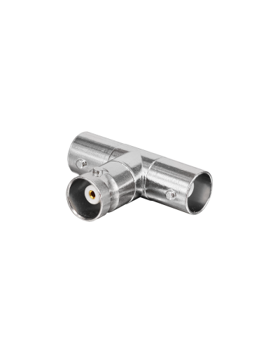 Конектор DeTech, BNC F - 2xBNC F,10бр. - 17173