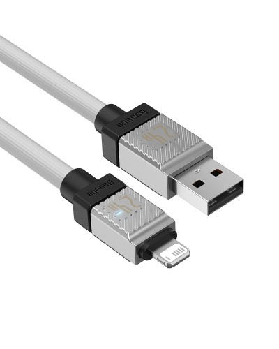 Кабел за данни Baseus CoolPlay, Lightning, 1.0m, Бял - 40454
