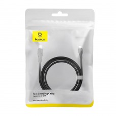 Кабел за данни Baseus Pudding, Type-C - Lightning, 20W, 2.0m, Черен - 40435